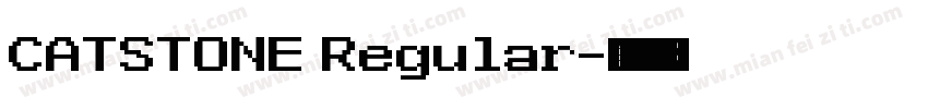 CATSTONE Regular字体转换